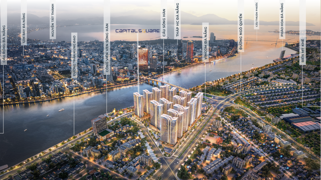 Capital Square Đà Nẵng: Tuyệt Tác Căn Hộ Bên Sông Hàn Ảnh Liên kết vùng Capital Square